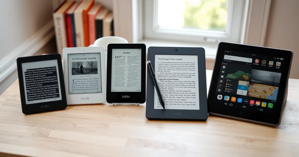 Kindle Paperwhite vs Kobo Libra Colour vs reMarkable Paper Pro vs Onyx Boox Tab Ultra C Pro: Paras lukulaite 2026