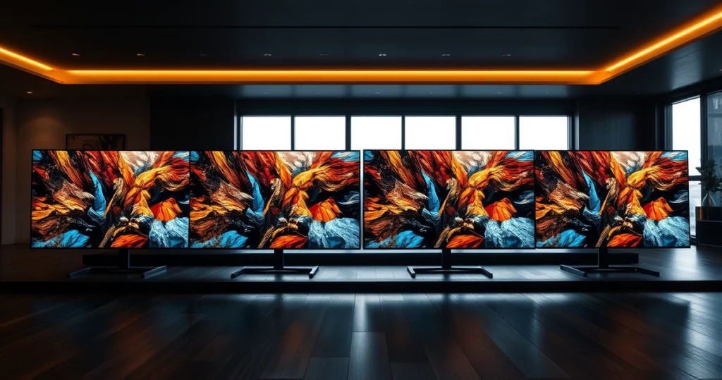 LG G5 vs Samsung S95F vs Sony Bravia 8 II vs Panasonic Z95B: Paras OLED-televisio 2026