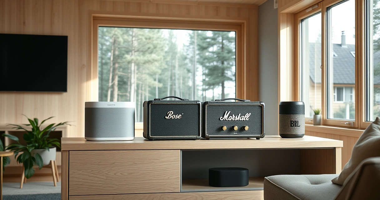 Sonos Era 300 vs Bose SoundLink Max vs Marshall Stanmore III vs JBL Charge 6: Paras langaton kaiutin 2026