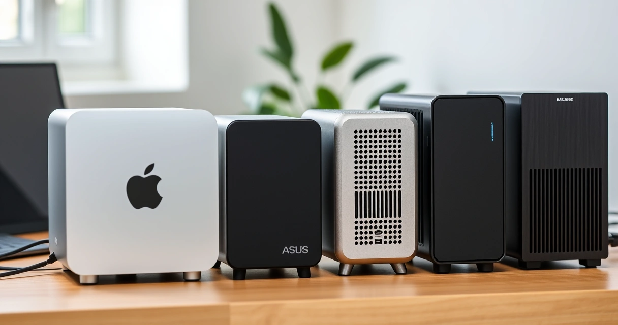 Paras mini-PC 2026: Mac mini M4 vs NUC 14 Pro vs UM790 Pro vs SER8