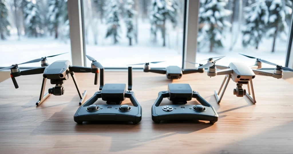 Paras drone 2026: DJI Mavic 4 Pro vs Mini 5 Pro vs Autel vs Parrot