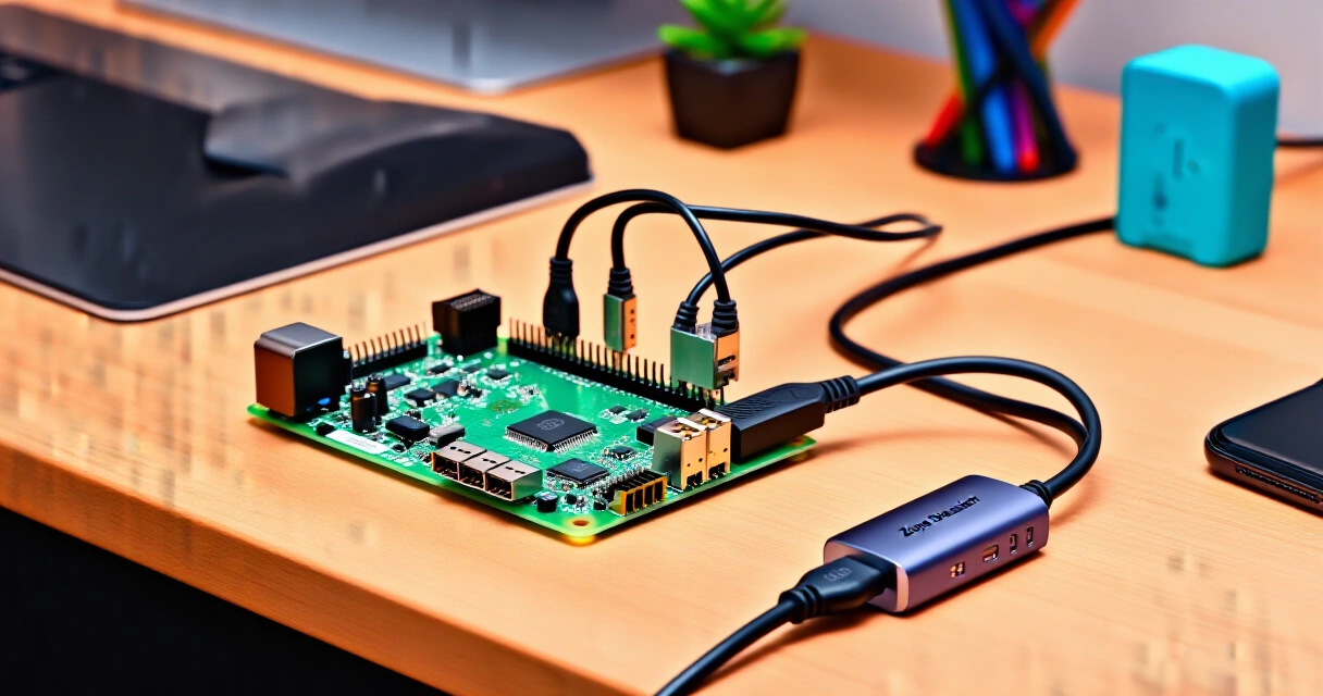 Raspberry Pi Home Assistant -asennuksessa Zigbee-sovittimella