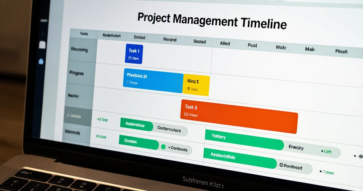 Asana aikajananäkymä projektin hallintaan etätiimissä