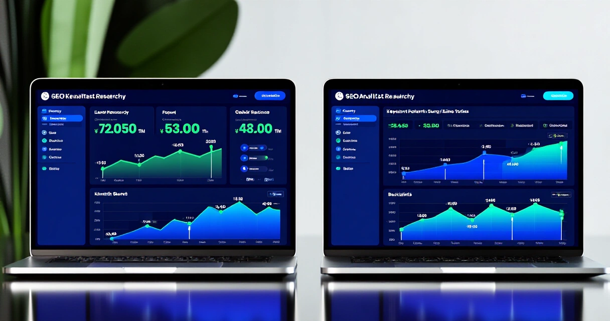 Ahrefs ja Semrush SEO-työkalujen analytiikkanäkymät vertailussa