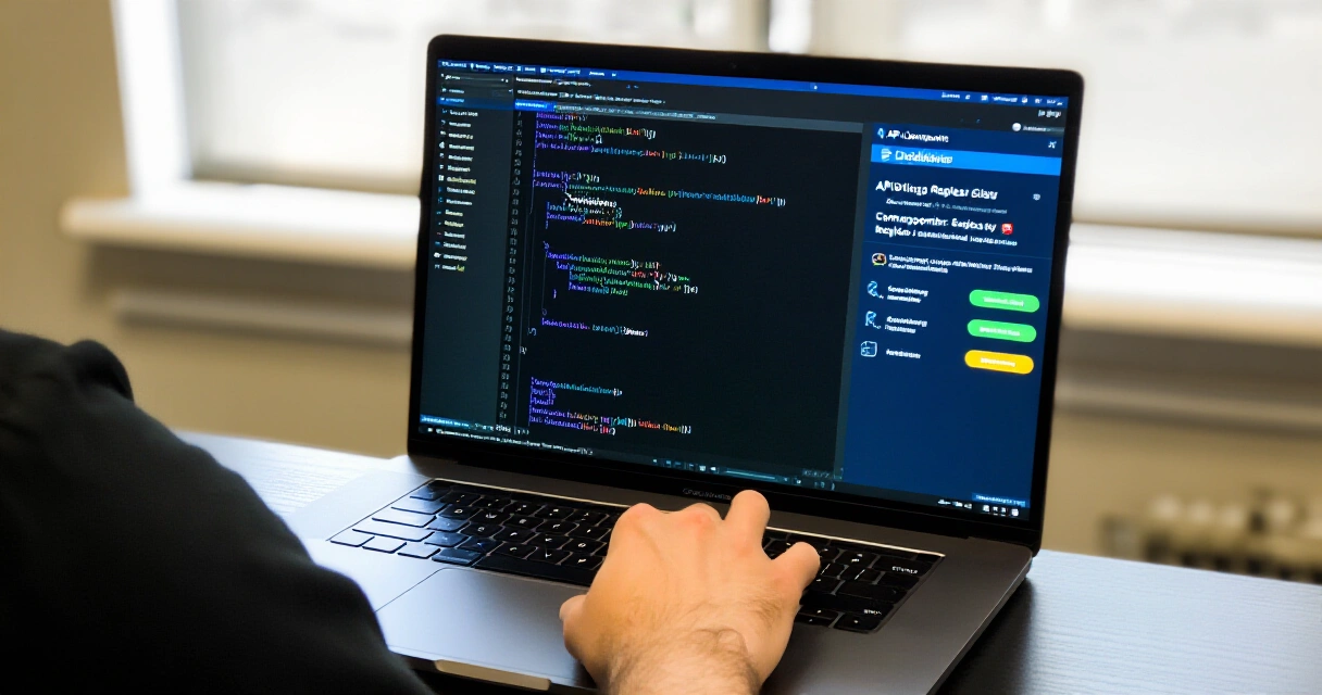 Kehittäjä rakentaa headless commerce frontendiä React-komponenteilla