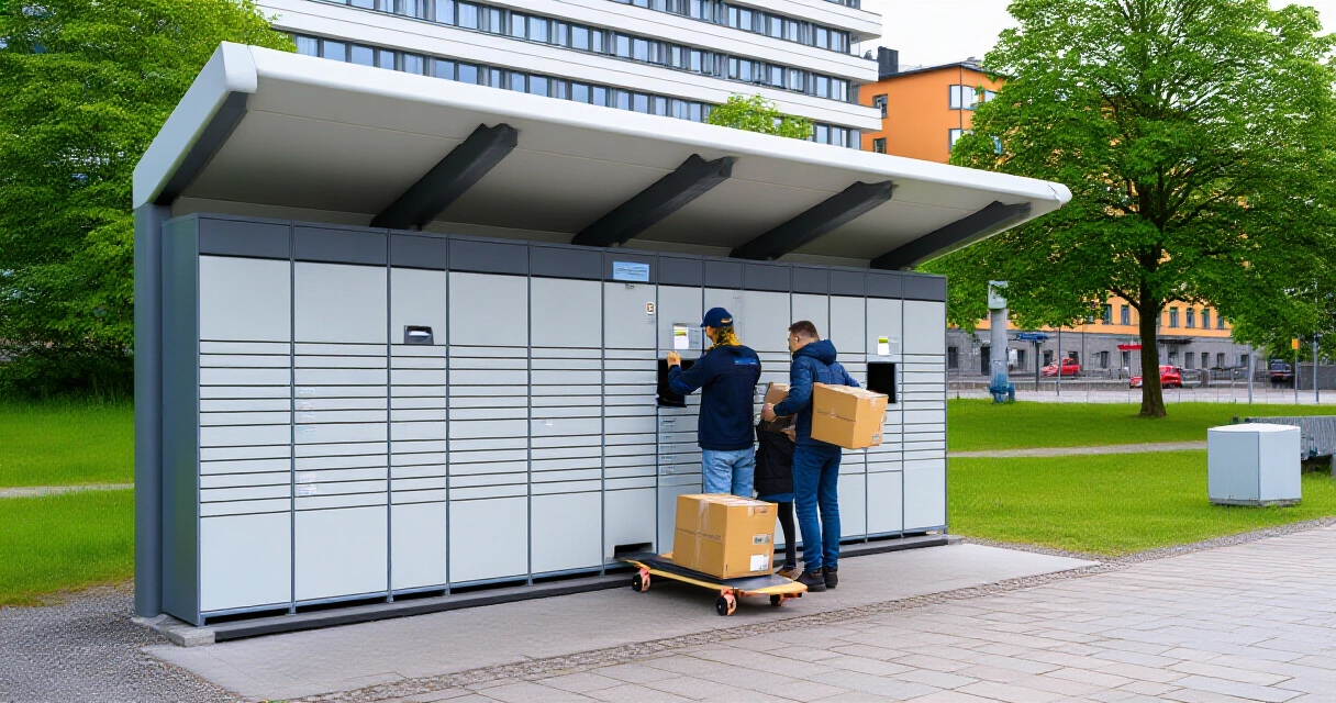 Pakettiautomaatti Suomessa verkkokaupan toimituspisteenä