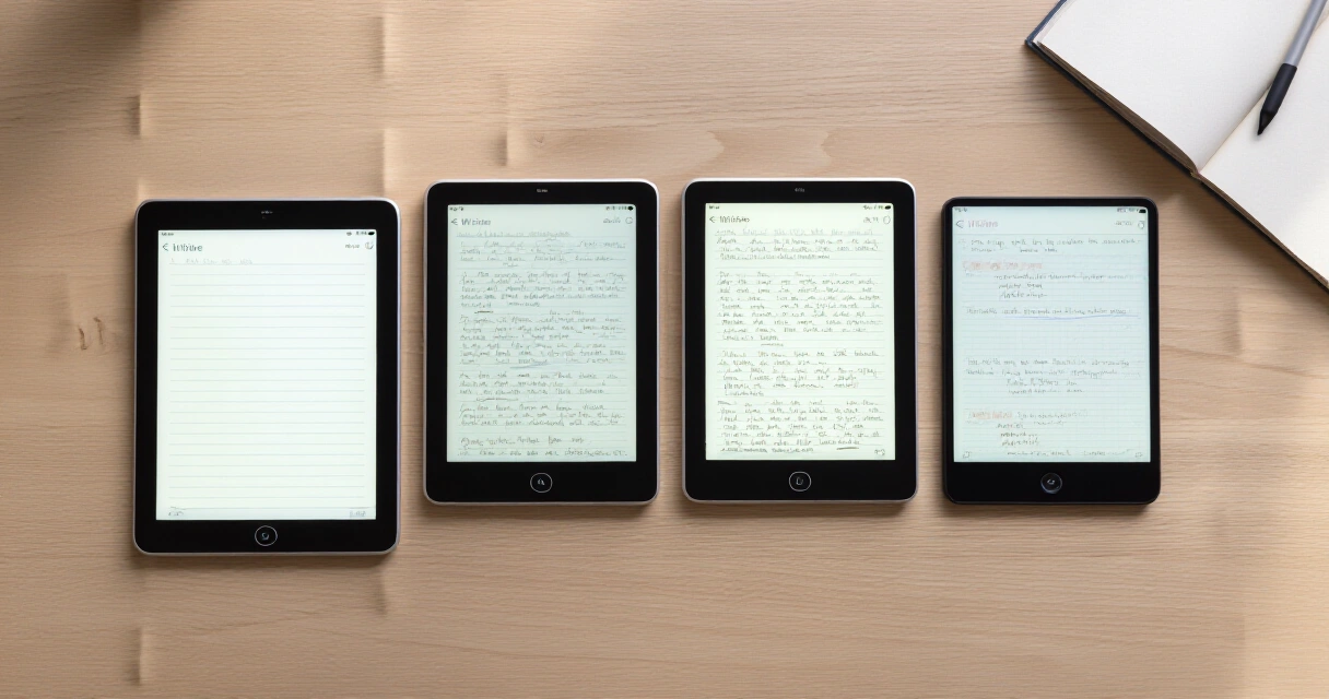 Paras muistiinpanolaite 2026 vertailu: reMarkable, Supernote, Boox ja Kindle Scribe pöydällä