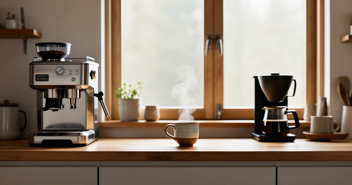 Kahvinkeitin vai espressokone kotiin? Vertailu ja opas 2026
